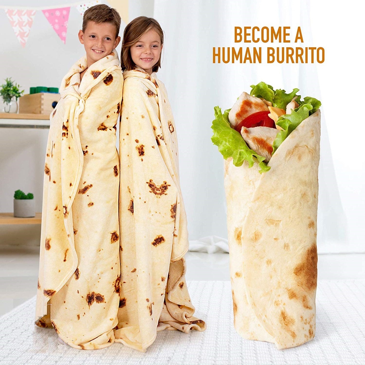 Custom Factory Digital Printing Tortilla Blanket Flannel Mexican Blankets Food Pizza Blanket For Winter