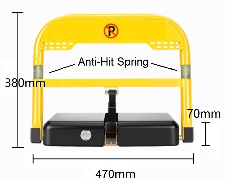 Low price guaranteed quality car parking bollard parking lock parking barrier guard