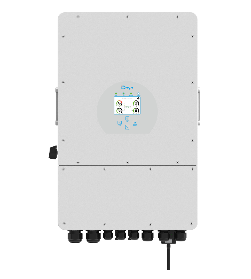 EU Warehouse Deye SUN-12K-SG04LP3-EU 3 Phase Hybrid Solar Inverter 12KW 10KW 8KW Wechselrichter solar energy system for house