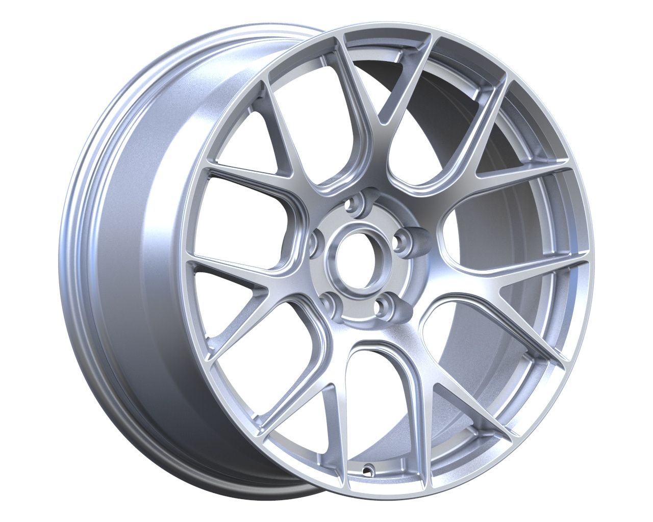 18 inch wheels Forged car rim aviation aluminum 6061PCD 5x120 alloy car wheels mesh design deep dish