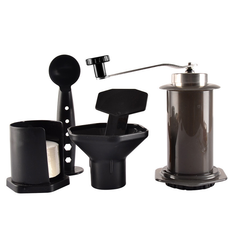 Portable Coffee Maker Hand Punching Pot Easy Clean Travel Manual Pressure Filter Coffee Maker Percolator Making Tools Simple Cup