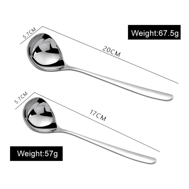 Korean Creative Long Handle Hotel Hot Pot Spoon Soup Ladle Home Kitchen Essential Tools Stainless Steel Spoons