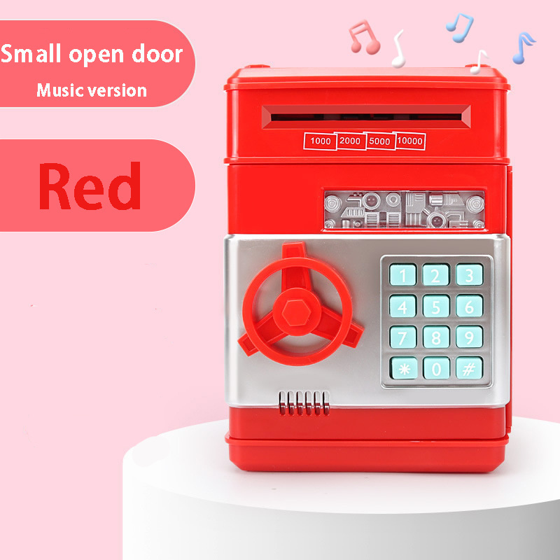 Electronic Creative Gift Automatic ATM Safe Cash Coin Money Saving Boxes Coin Piggy Bank for Kids