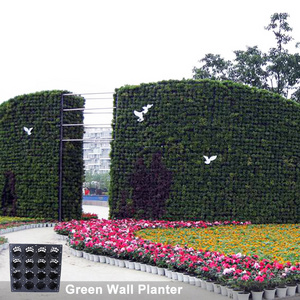 Exterior Decorative Vertical Garden Green Wall System Planters, Vertical Green Wall Planter, Greenwall planter