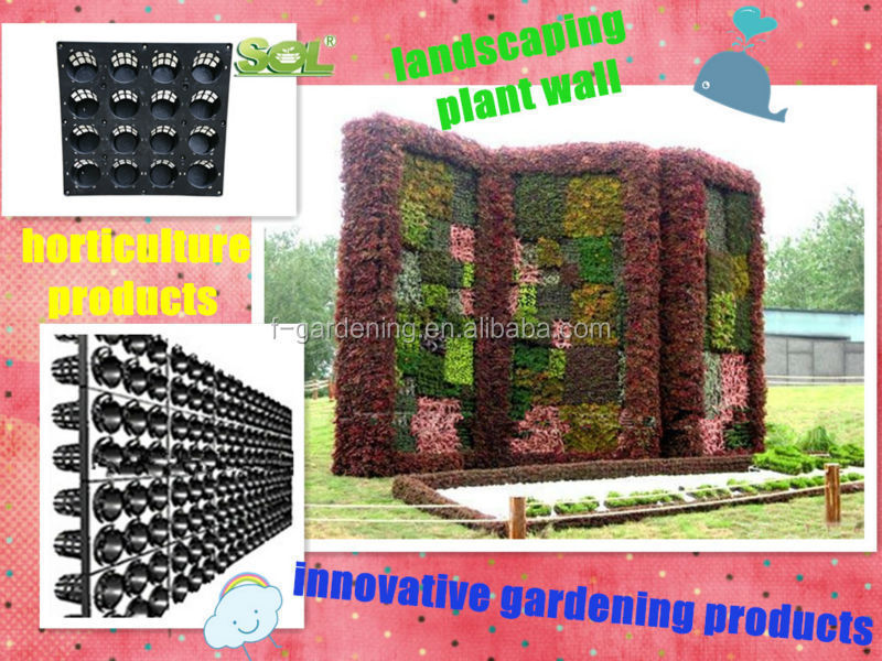 Exterior Decorative Vertical Garden Green Wall System Planters, Vertical Green Wall Planter, Greenwall planter