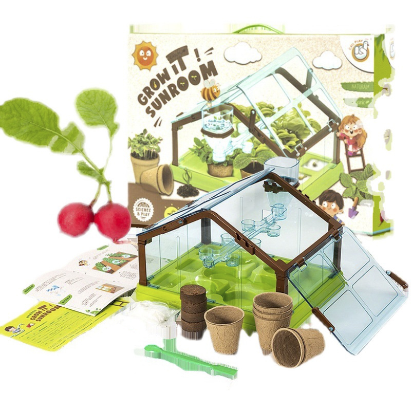 Oem Logo herb garden starter kit Gift Sets creative educational garden toys for children gifts Ideas 2022