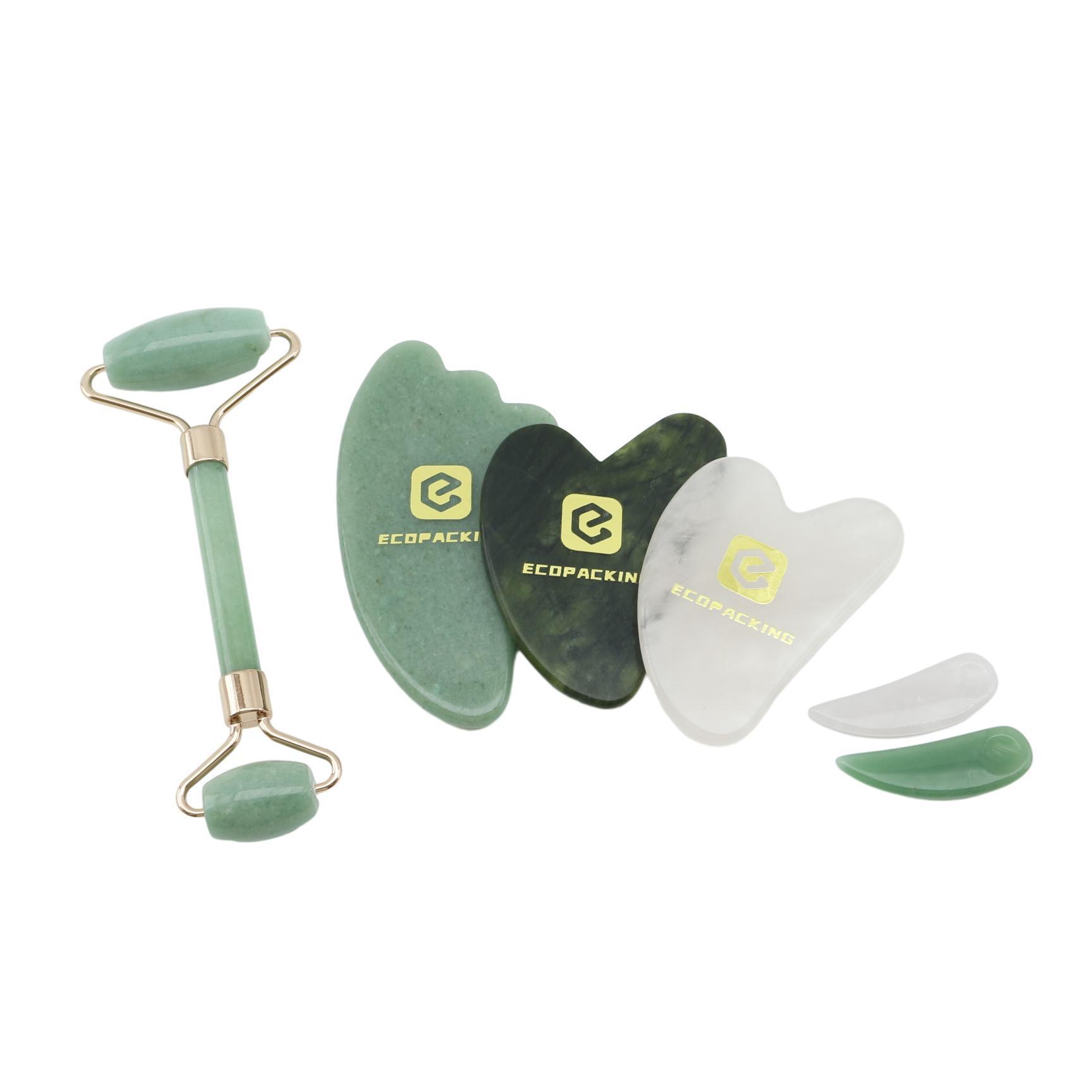 Best Selling Skin Massage Face Lifting Tool Opal Jade Roller Set