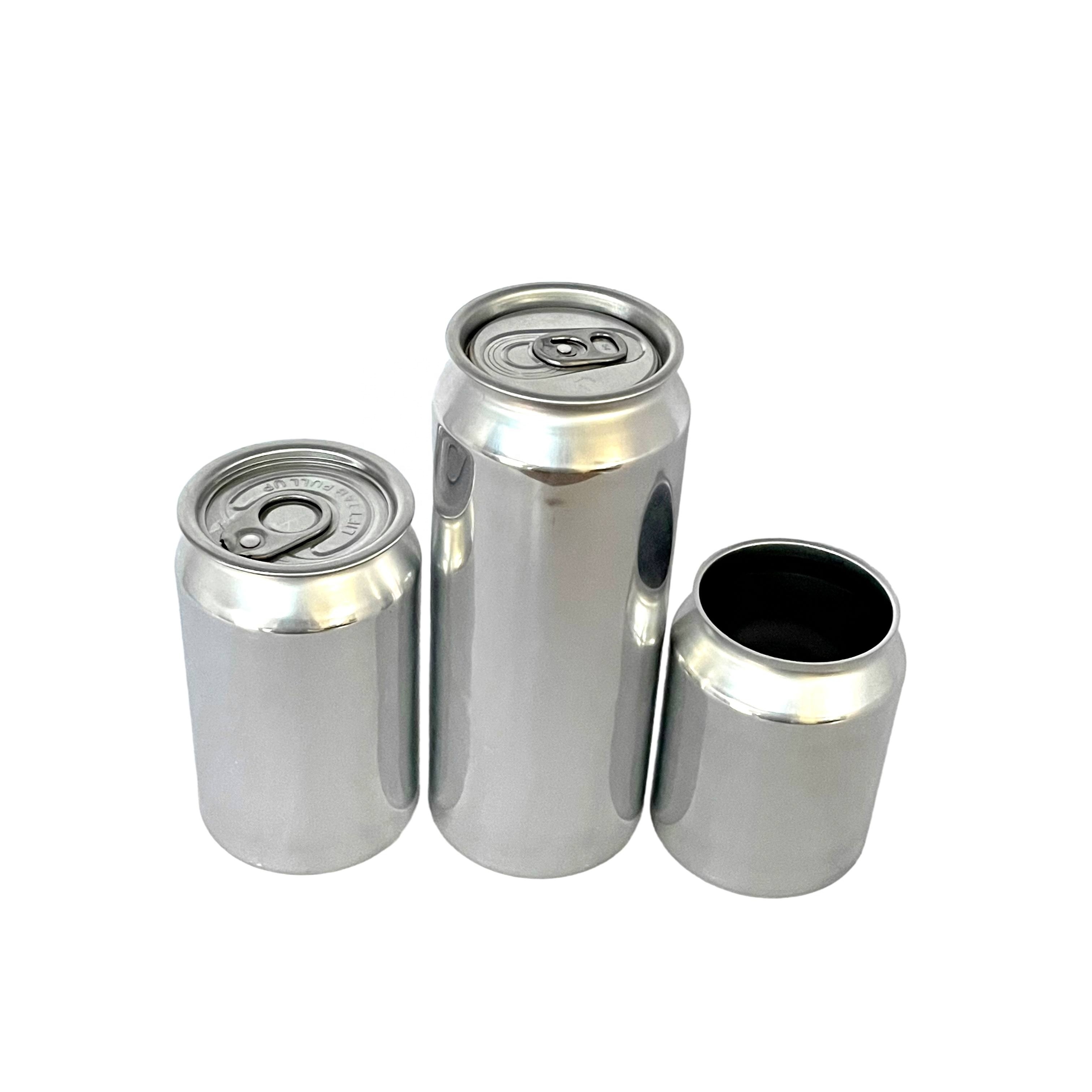 250ml 330ml 12oz Empty Aluminium Soda drink beer Can With Easy Open End Lid For packaging tin cans