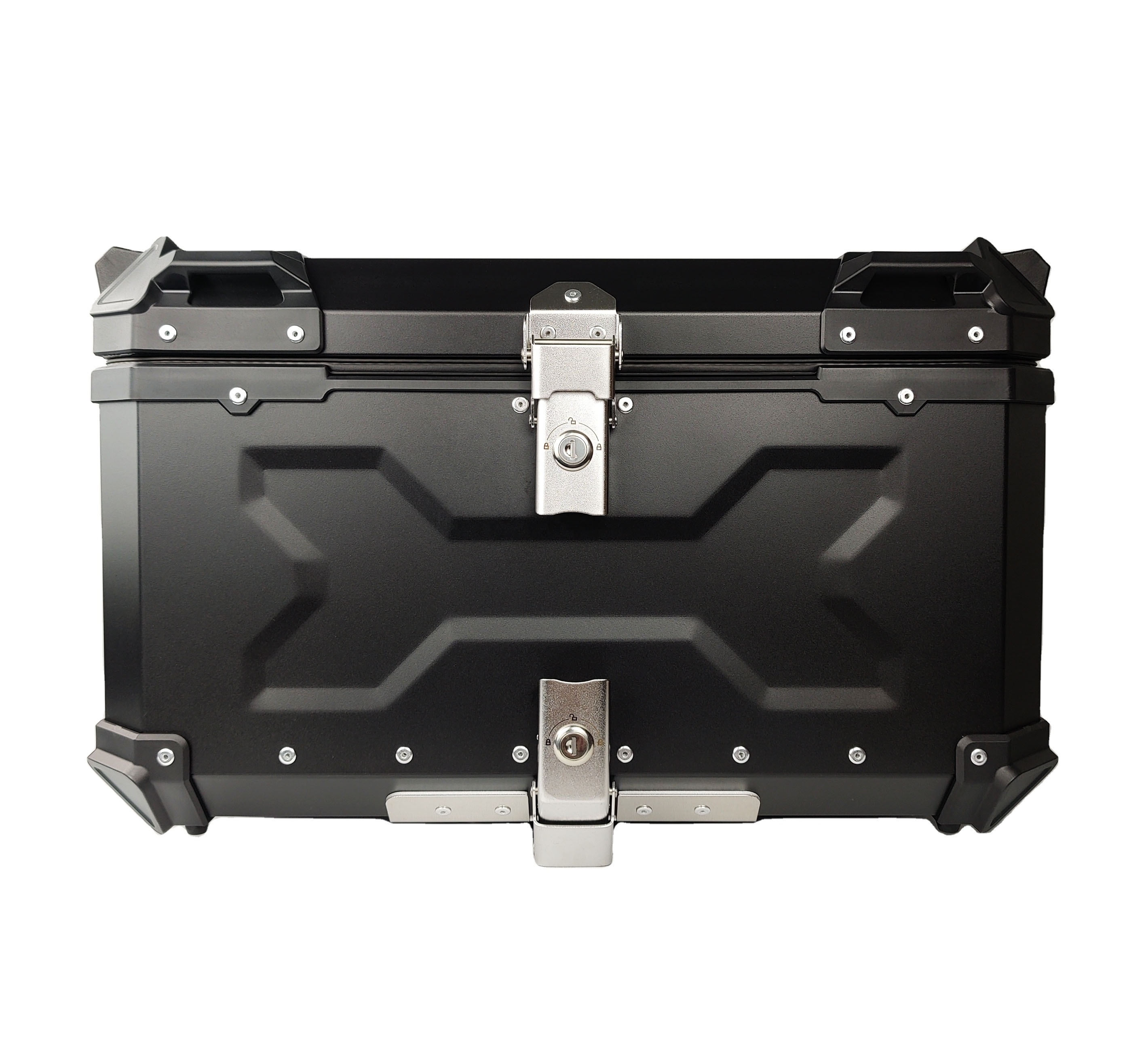 F2-moto 65L Waterproof large delivery cargo box for motorcycle accessories top box aluminum alloy tail boxes