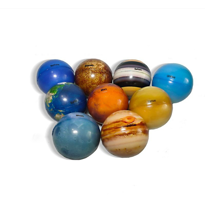 Hot Selling Solar System Stress Ball for Kids and Adult Anti Stress Solar Planets Balls Educational Planets and Stars