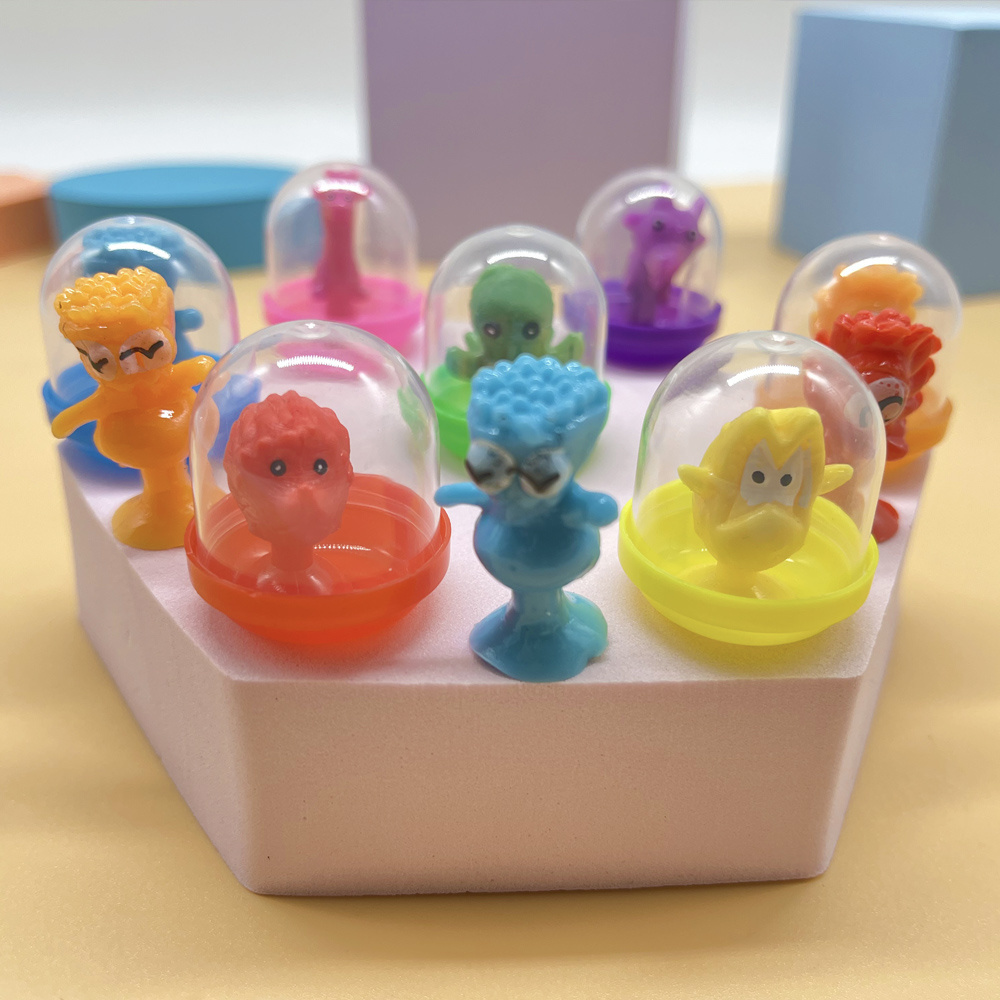 Manufacture1 Inch Vending Capsule Toys Small Cheap Mini Animals Action Figures Toy For Vending Machine Bulk Surprise Egg Toy