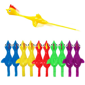 Slingshot Chicken Rubber Flick Chicken Flying Chicken Flingers Stress Gag Toys Christmas Easter Chicks Novelty Gifts