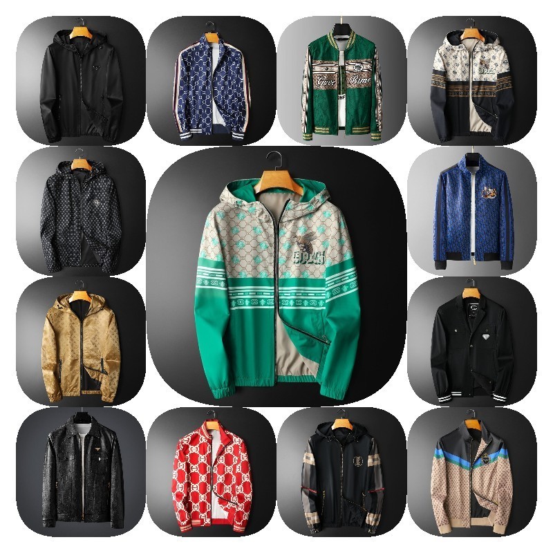 Outerwear men 2023 spring and autumn new trend all-in-one plus-size casual jacket loose jacket