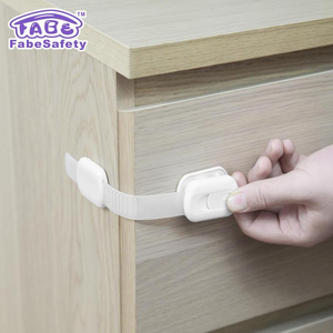 FabeSafety M305 6Pack Baby Proofing Drawer Cabinet Adjustable Safety Latch, Supplies Child Safe Bebe Refrigerator Toilet Lock ^