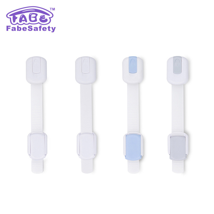 Fabesafety M305 OEM Adjustable Baby Products cabinet strap Lock, refrigerator and Drawer Child Plastic Security latche!