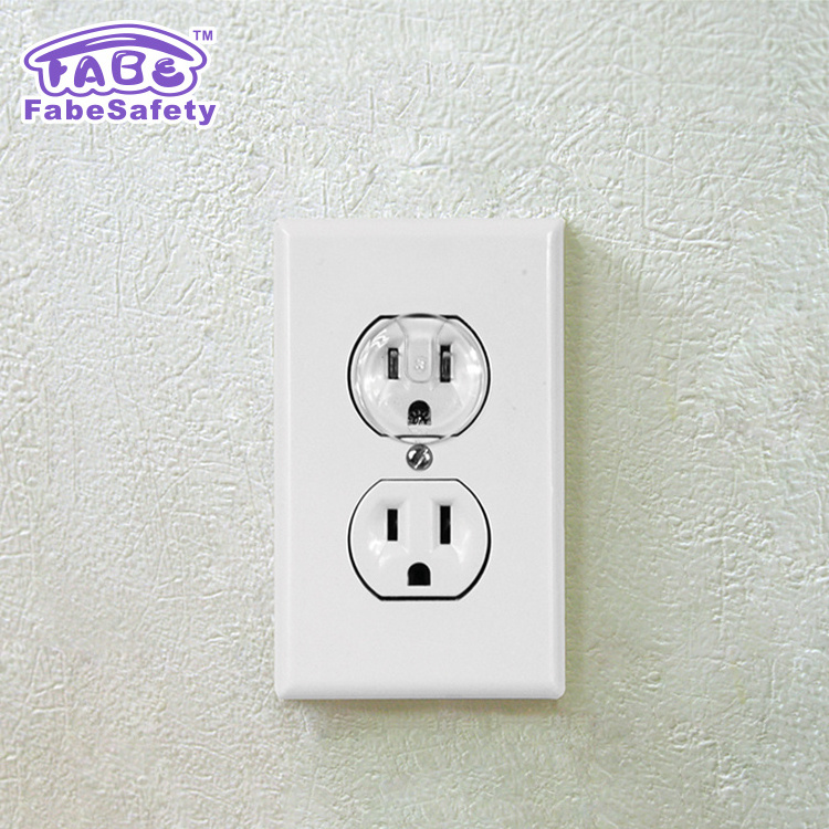 Fabesafety Customer logo can be printed baby proof plug socket covers