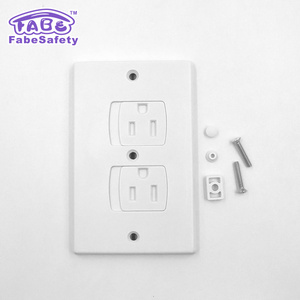 Electric Outlet Covers Baby Safety, Wall Socket Plugs Self Closing Plate Alternate for Child Proofing/