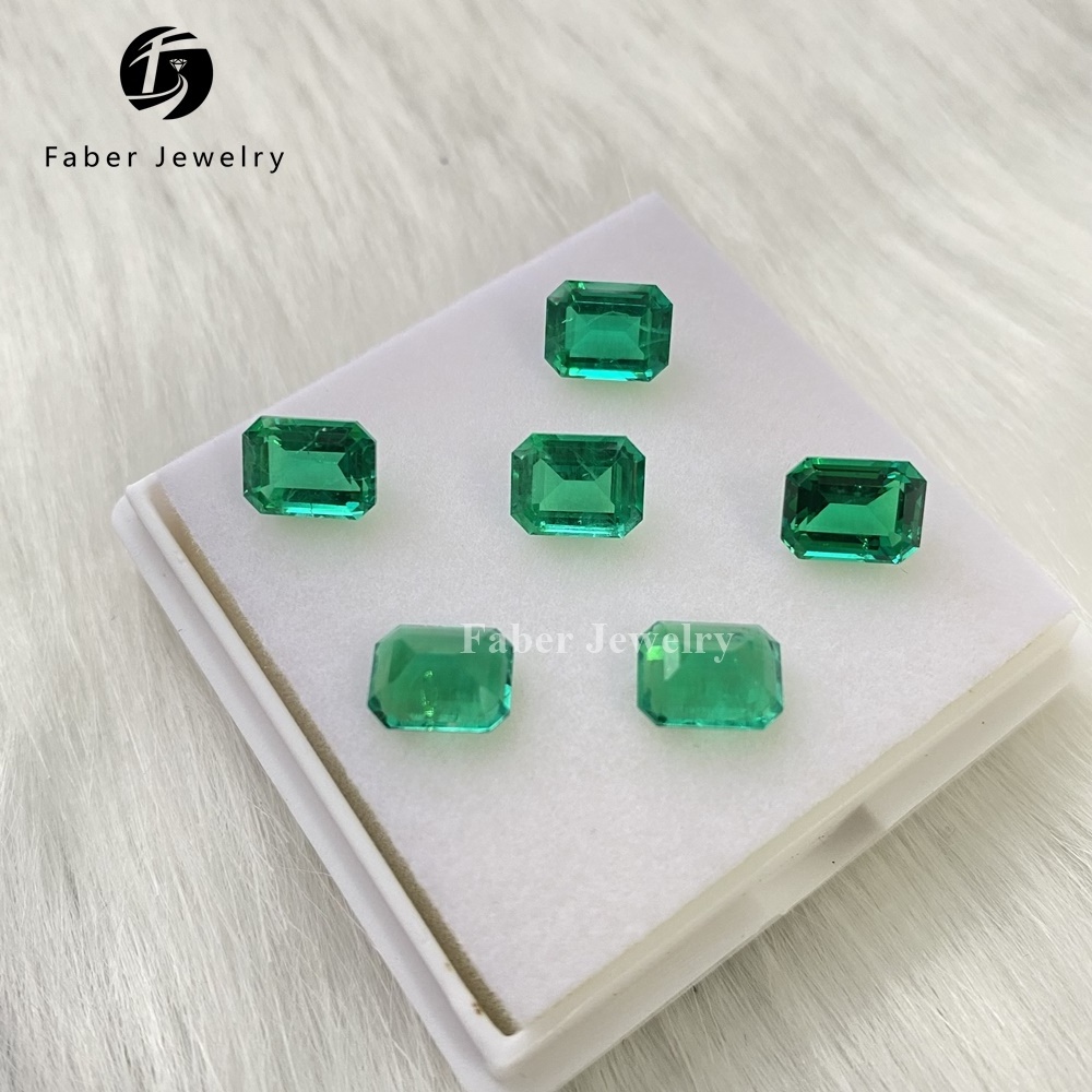 Top Sale 6.6x8.5mm Emerald for Sale Genuine Colombian Emerald