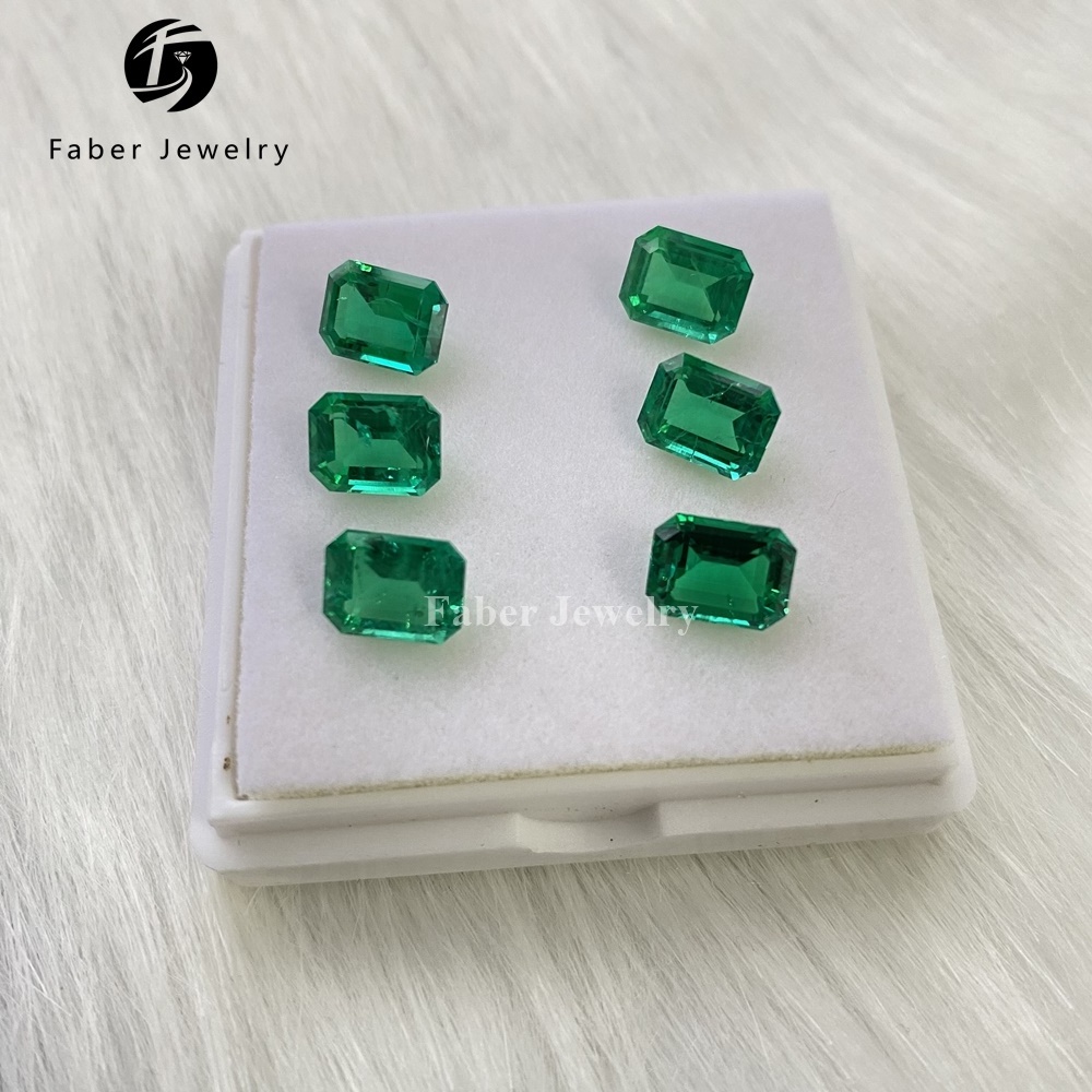 Top Sale 6.6x8.5mm Emerald for Sale Genuine Colombian Emerald