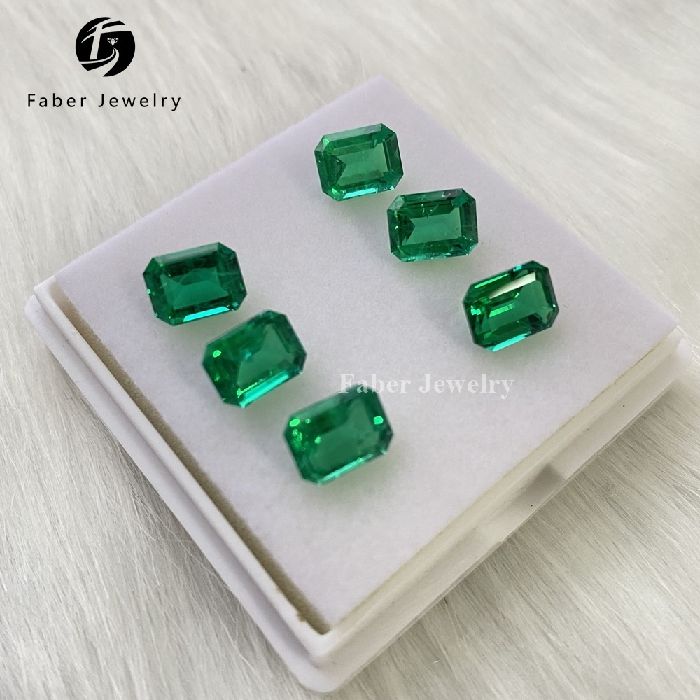 Top Sale 6.6x8.5mm Emerald for Sale Genuine Colombian Emerald