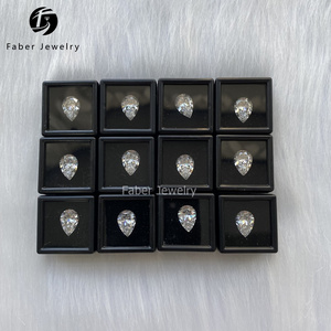 Top Quality Supper White Pear Cut Excellent VVS Pear Shape Moissanite