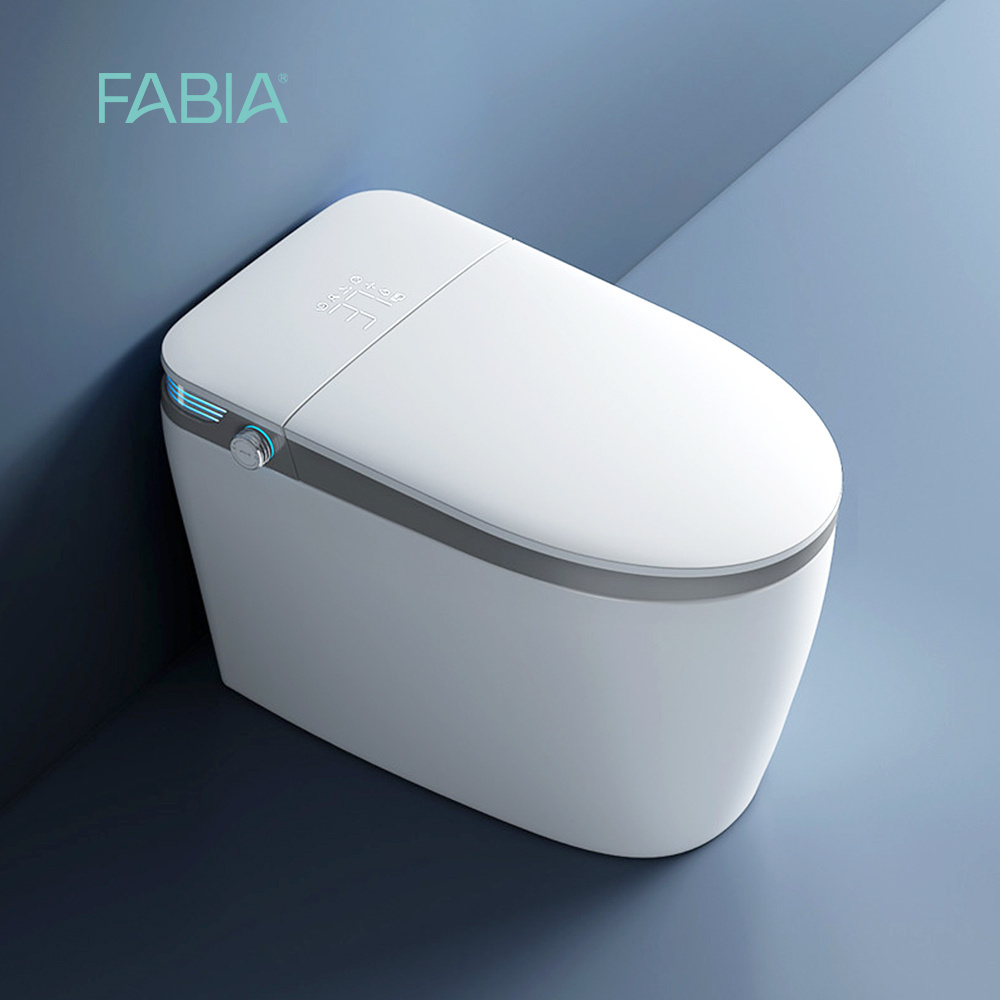 Sanitary ware fixtures public one piece floor mounted wc intelligent automatic flushing smart bidet toilet