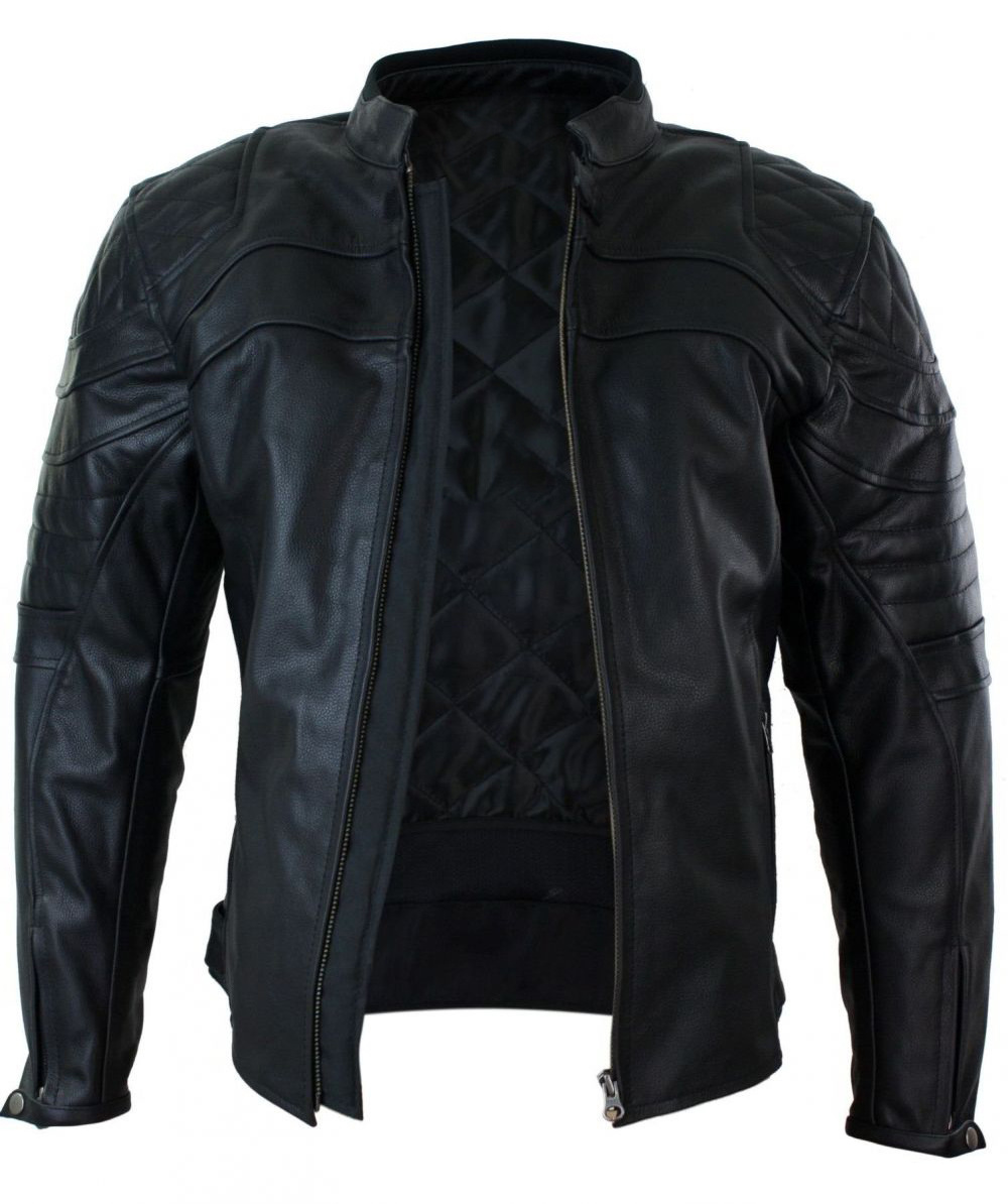 New Custom Print OEM Men Leather Jacket Men Pu Cow Sheepskin Motorbike Leather jacket