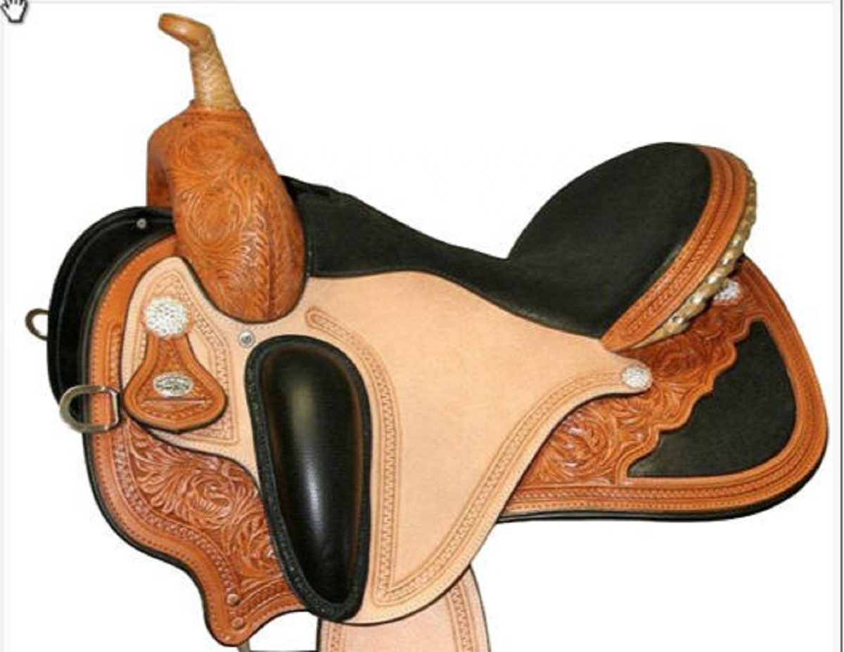 Western Saddle Horse Riding Products High Quality Leather Barrel Trail Saddles by Equestrian manufacturer