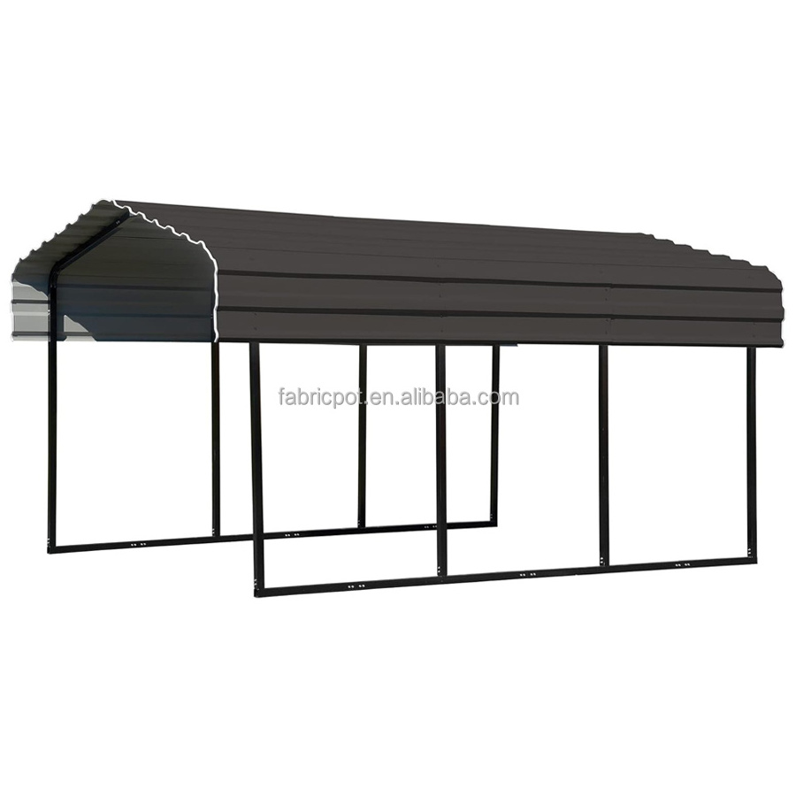 Mobile waterproof outdoor garages canopies carports portable metal frame carport