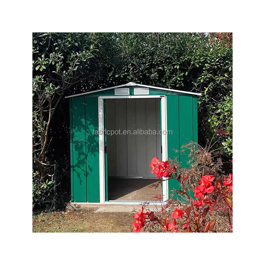 Utility Tool House Large Metal Shed Outdoor Storage Clearance Suitable for Garden Tool Bike Lawn Mower Ladder