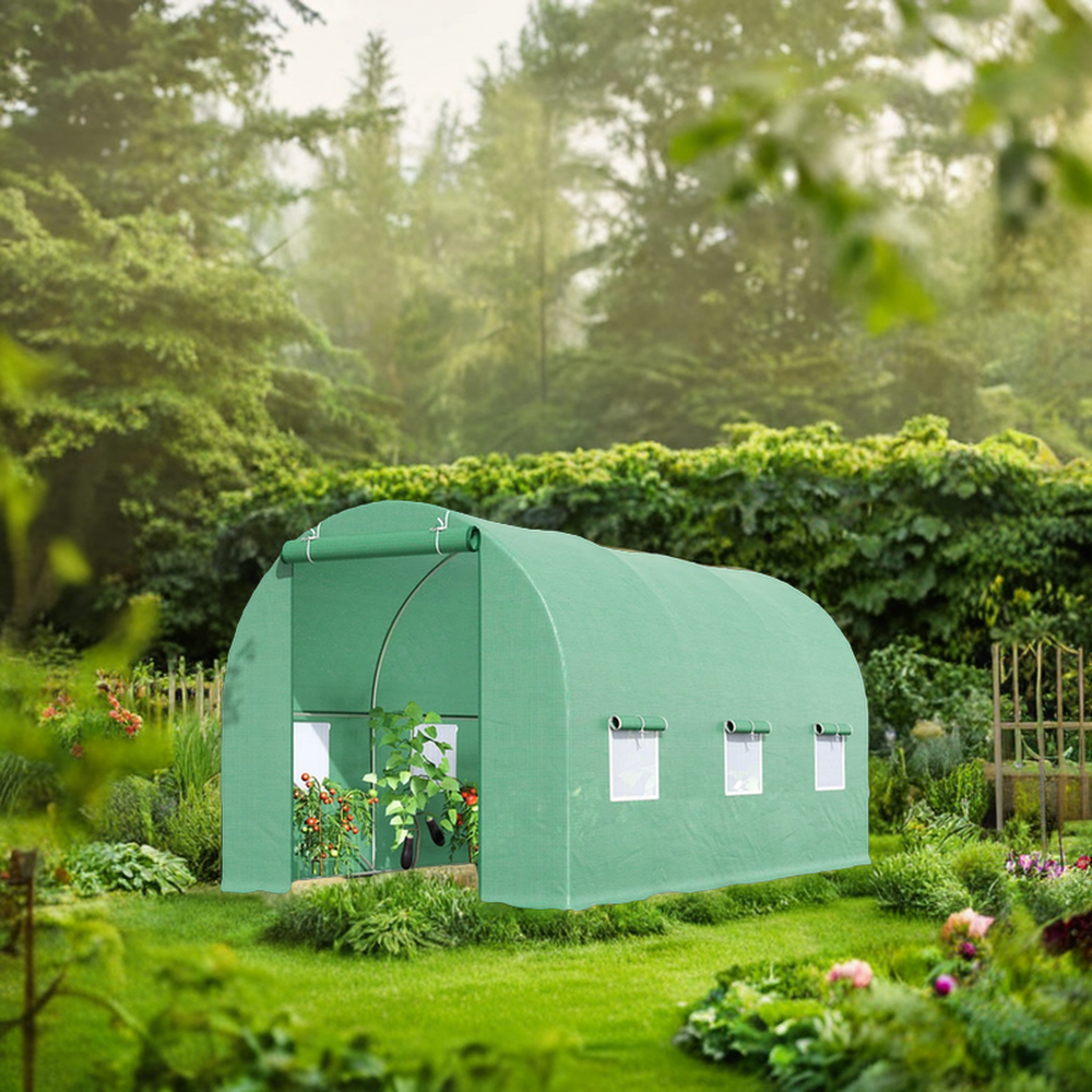 Mini Poly Tunnel Greenhouse for Garden Compact Outdoor Plant Space Enhancement