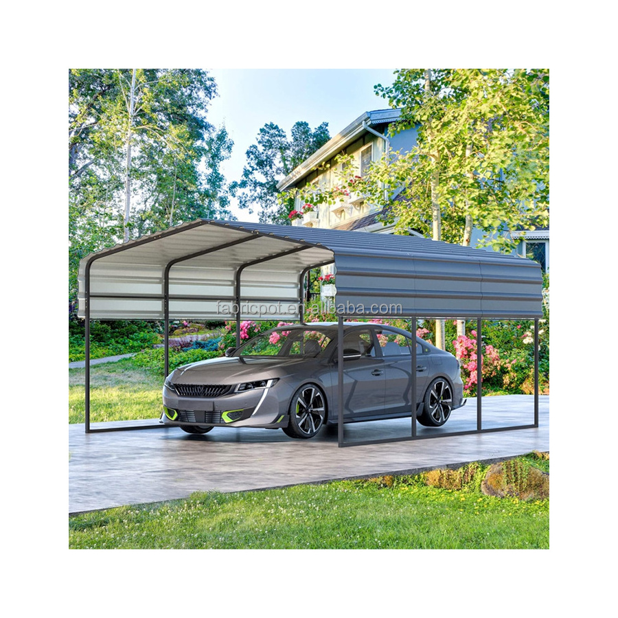 Mobile waterproof outdoor garages canopies carports portable metal frame carport