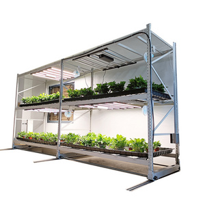 Customized Available aeroponic growing systems racking multiple tiers vertical grow rack for hydroponics growing rack platform