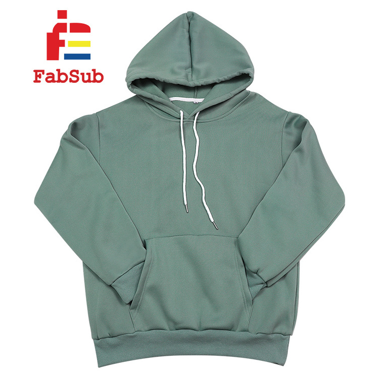 Blanks Sublimation DTF 100% Polyester Hoodies Unisex Hooded Sweatshirt Pastel Plain Color Sublimation Men's Sweatshirt Hoodies