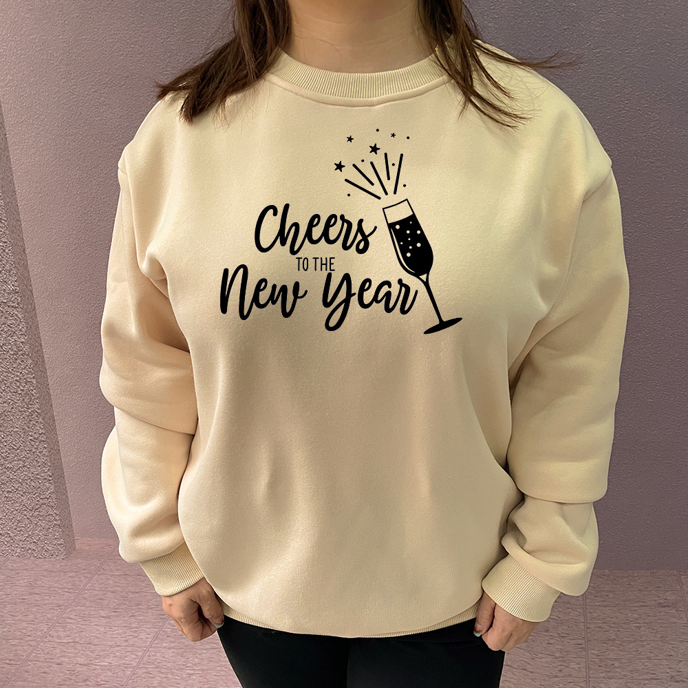 Custom Soft Polyester Sweater Shirts Warm Fleece Inner Blank Youths Adults Sweatshirts Unisex Sweatshirt for Sublimation DTF