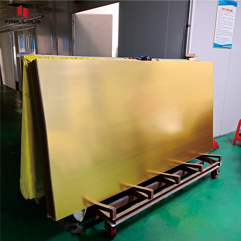 FABULOUS Factory custom hard gold mirror acrylic board laser cutting anti scratch tile wall stick acrylic sheet