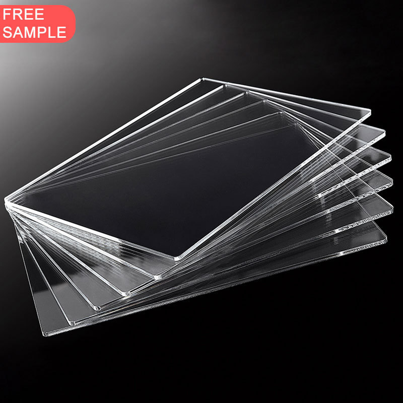 Custom laser cutting extruded clear plastic acrylic sheets cut to size acrylic sign board