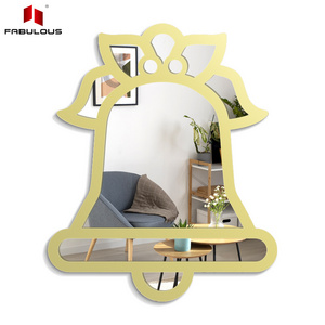 FABULOUS Hexagon Mirrors Shape Home Decorative Wall two-way mirror glass Sticker Adhesive Acrylic mirror for round