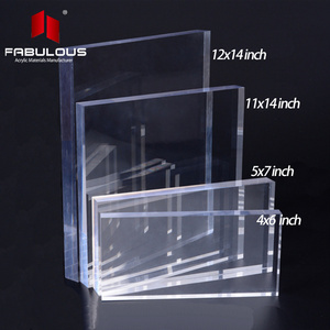 Laser Cut flexible Transparent Acrylic Shape Unbreakable Clear Acrylic Plastic Material Board perspex Sheets Acrylic