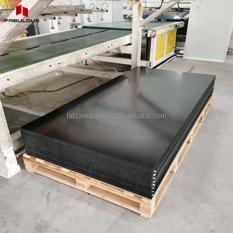 Factory direct opaque black acrylic sheet 1.5mm thick PMMA permeable Infrared window panel acrylic filter