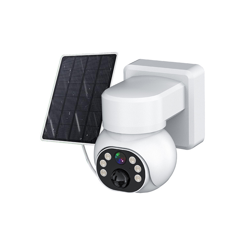 cctv camera connected to mobile phone solar camera surveillance 4G 5G Wifi solar camera