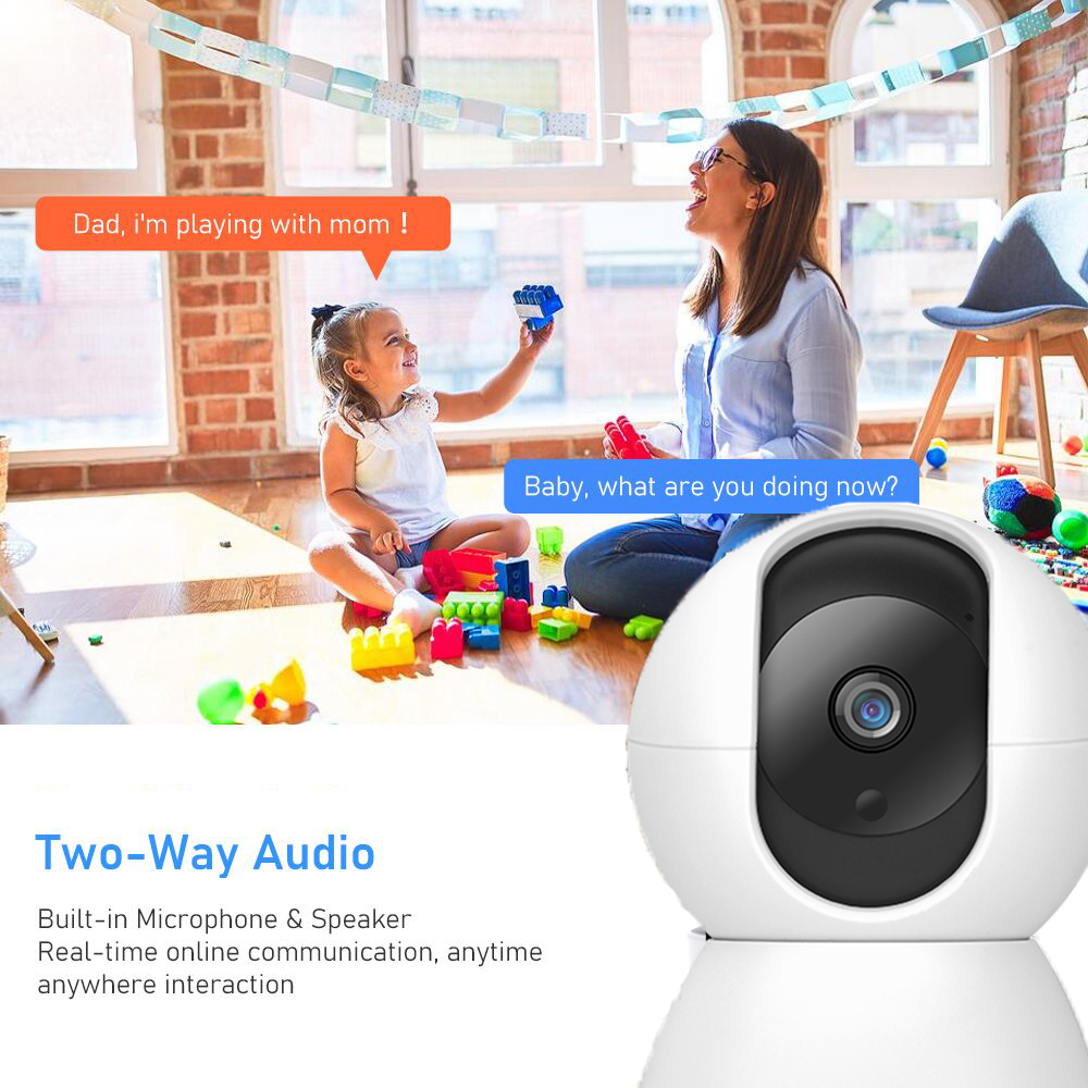 Home Wifi 1080p 2-Way Video Calling Cameras Record Baby Pet Monitor Surveillance IP Security wifi Mini Camera