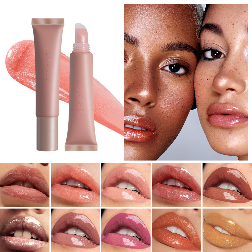 Wholesale Custom Your Brand Hydrating Private Label Lip Gloss Vendor Make Your Own Glitter Lip Gloss