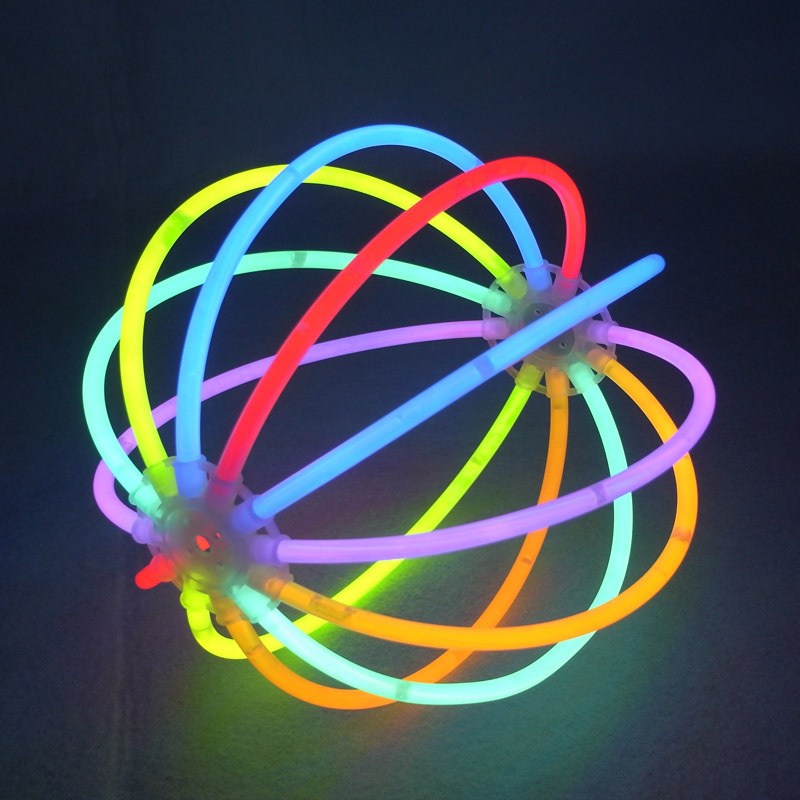 Ultra-Bright Glow Sticks Wands With Connectors Create Glow In The Dark Necklaces Bracelets Star Glasses Heart