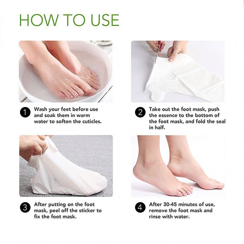 Baby Your Feet Exfoliating Mask Lavender Foot Peel Gel Socks