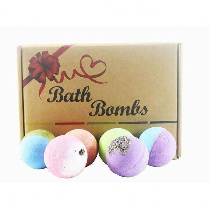 Custom Round 7cm Ball Mold Stainless Steel Press Machine Organic Natural Bath Bomb Ring Inside Gift Set