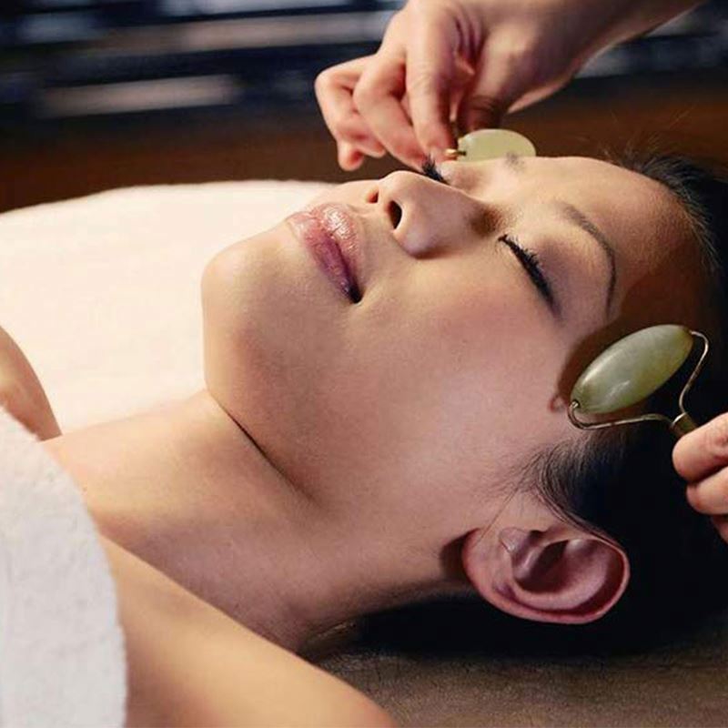 xiuyan facial massage jade roller gua sha set with box xiuyan facial massage jade roller gua sha set with box