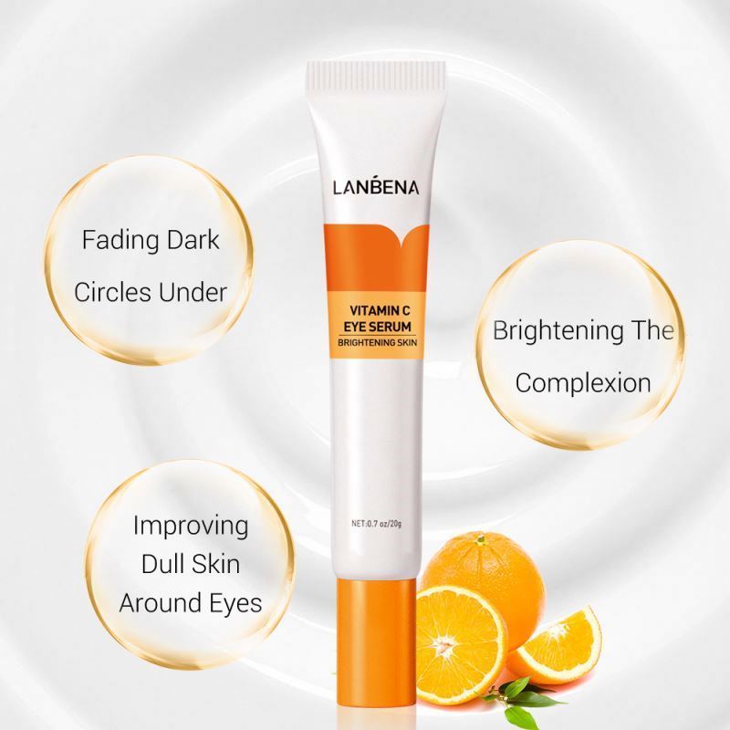 LANBENA Vitamin C Whitening Skin Care Sets Cleanser Eye Cream Face Serum Facial Toner