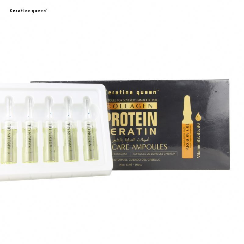 factory supply Moisturizing and Smoothing Hair Care Repair Argan Oil Ampoules Treatment