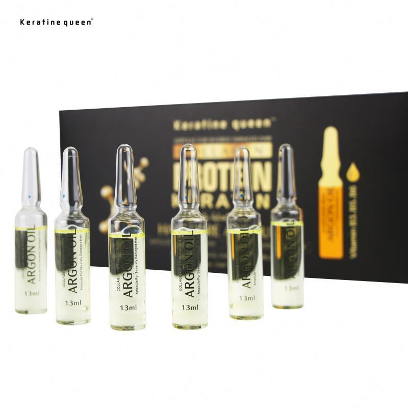 factory supply Moisturizing and Smoothing Hair Care Repair Argan Oil Ampoules Treatment